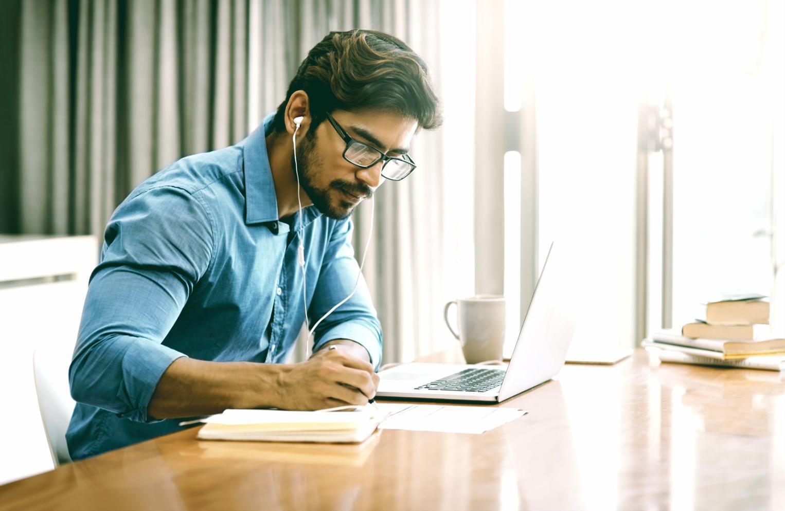 Financial analysis workspace showing detailed spreadsheets and business documentation