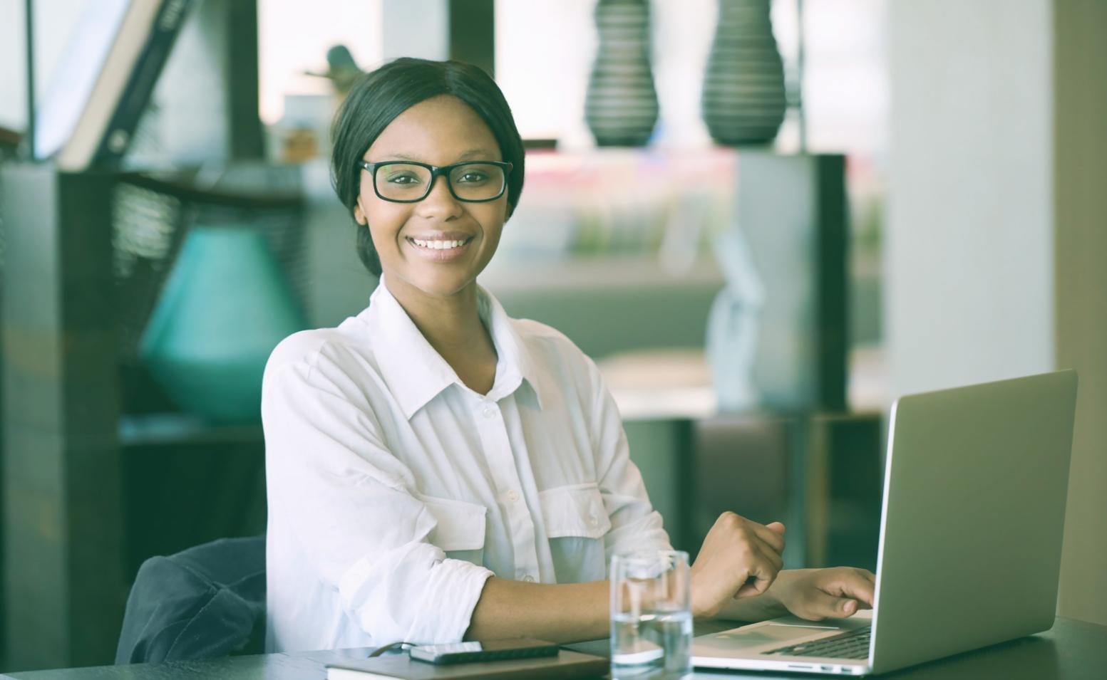 Team reviewing financial stability metrics and reports